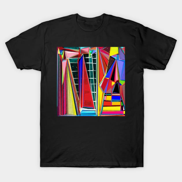 Jagged Dream Colors, Pin, Tote, Mug T-Shirt by DeniseMorgan